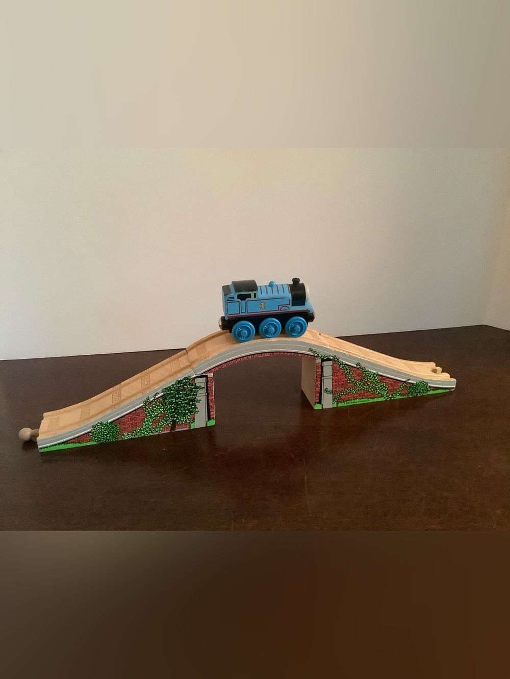 Vtg Arched Red Brick Stone Bridge 2001 Thomas & Friends Wooden Railway